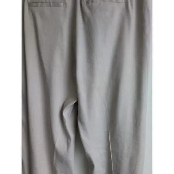 Brooks Brothers Linen Blend Trousers Bone Color NWT Size 6 - Picture 5 of 10
